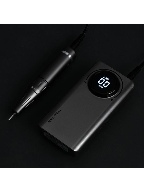 Аппарат для маникюра Luazon LMH-08, 6 насадок, 30 Вт, до 35 000 об/мин, серая