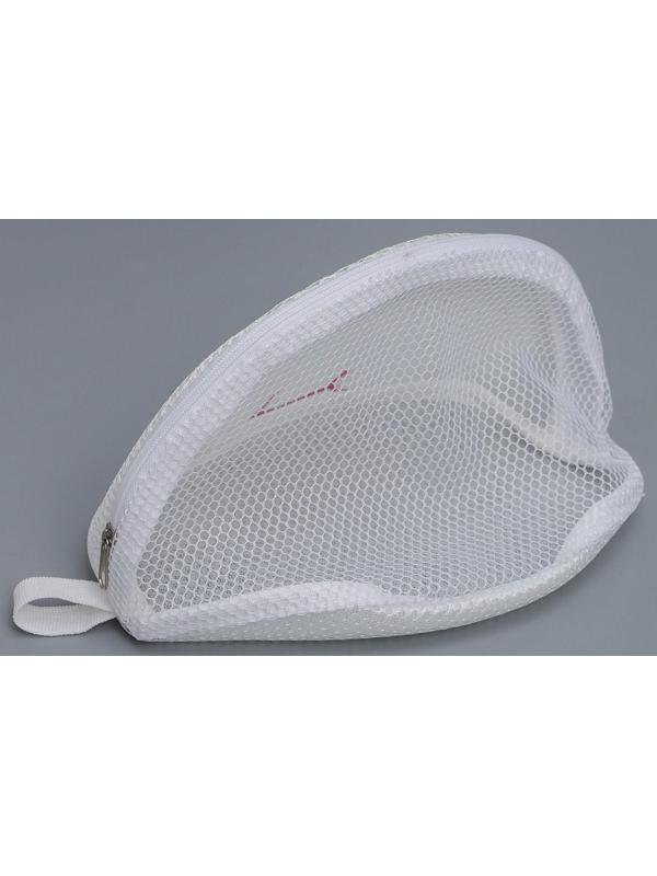 Мешок для стирки бюстгальтеров Air-mesh, с вышивкой, белый, 22×20×15 см
