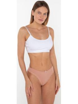 Трусы женские стринги, цвет бежевый, размер 48-50 (XL)