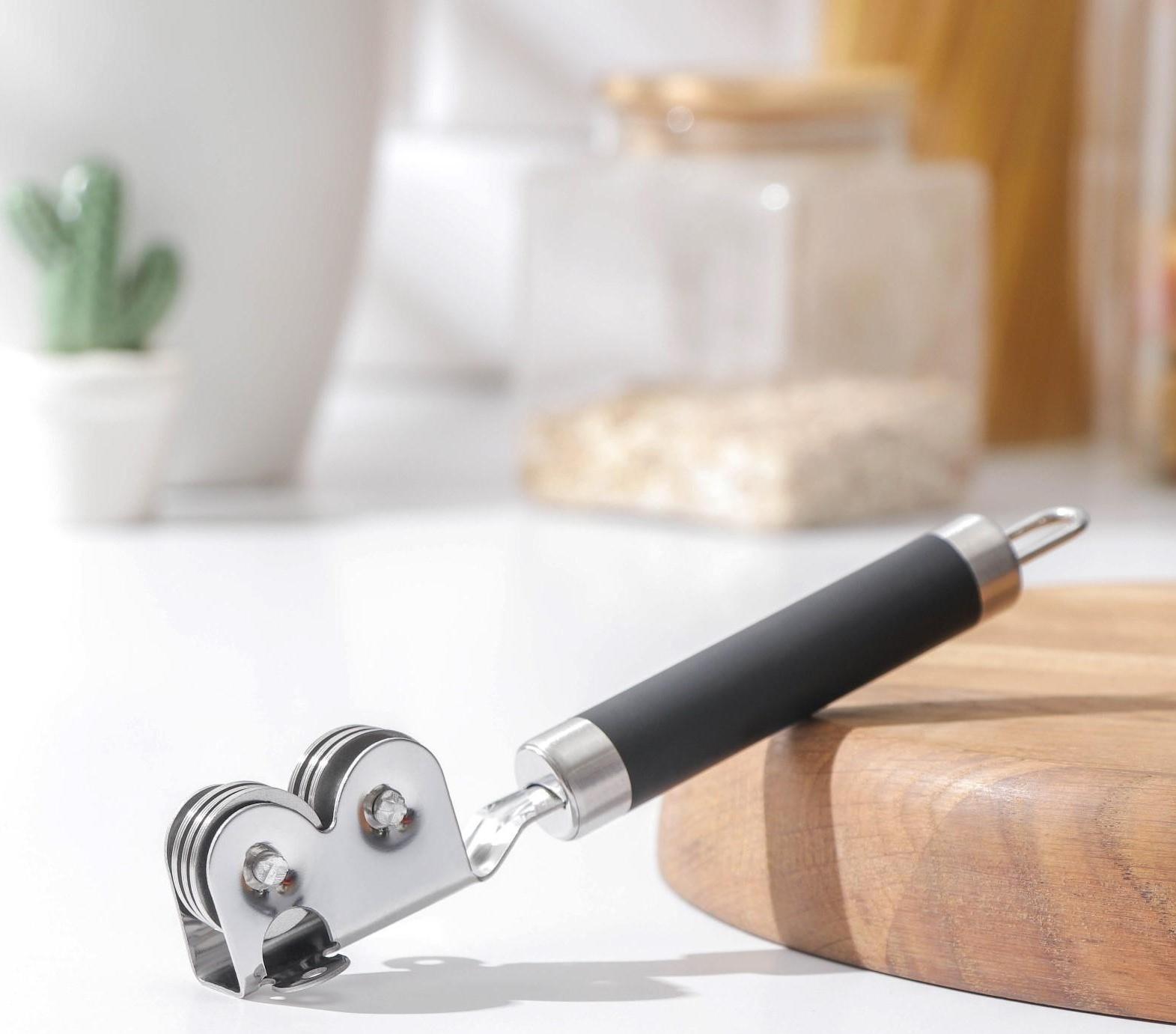 Точилка для ножей Доляна Venus, нержавеющая сталь, цвет чёрный