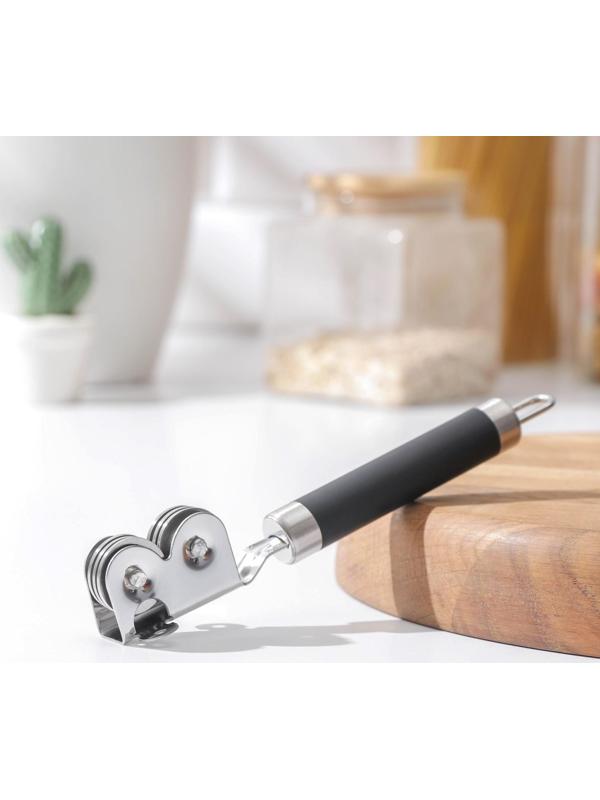 Точилка для ножей Доляна Venus, нержавеющая сталь, цвет чёрный