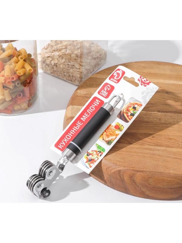 Точилка для ножей Доляна Venus, нержавеющая сталь, цвет чёрный