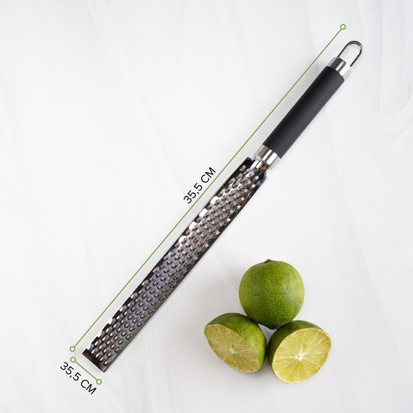 Тёрка для цедры Доляна Venus, нержавеющая сталь, цвет чёрный