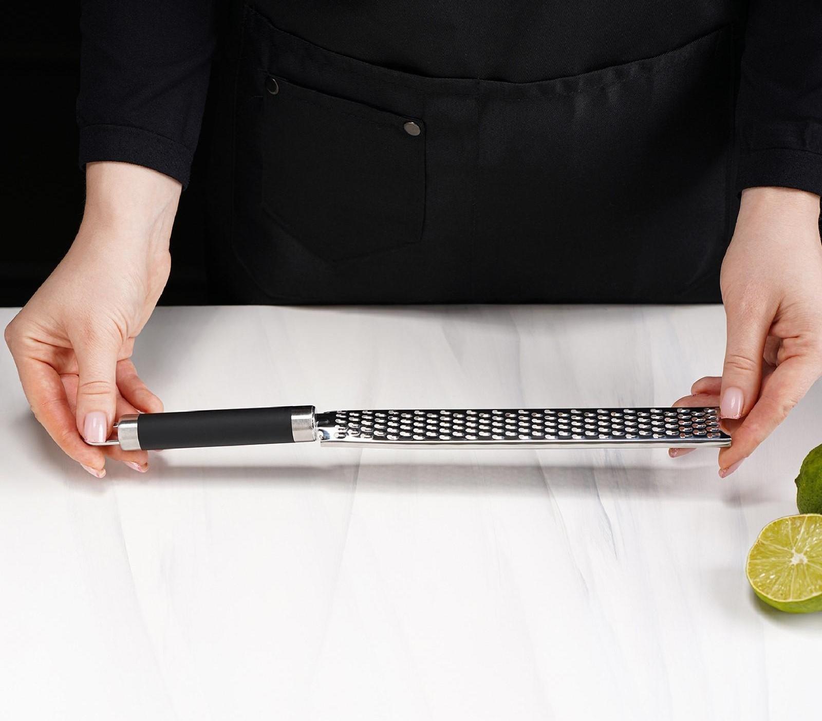 Тёрка для цедры Доляна Venus, нержавеющая сталь, цвет чёрный