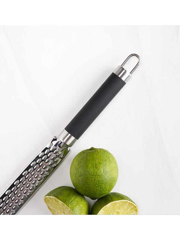 Тёрка для цедры Доляна Venus, нержавеющая сталь, цвет чёрный