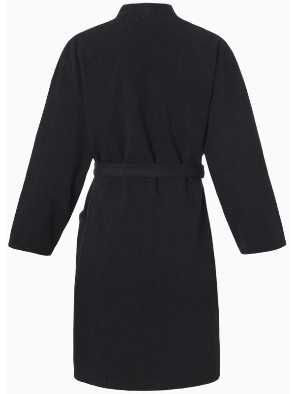 Халат махровый Экономь и Я женский, р 42-44 цвет черный, 100% хл с AIRO, 320 г/м2