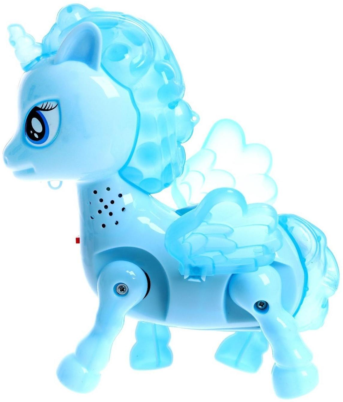 Игрушка «Любимый единорог», ходит, свет, русская озвучка