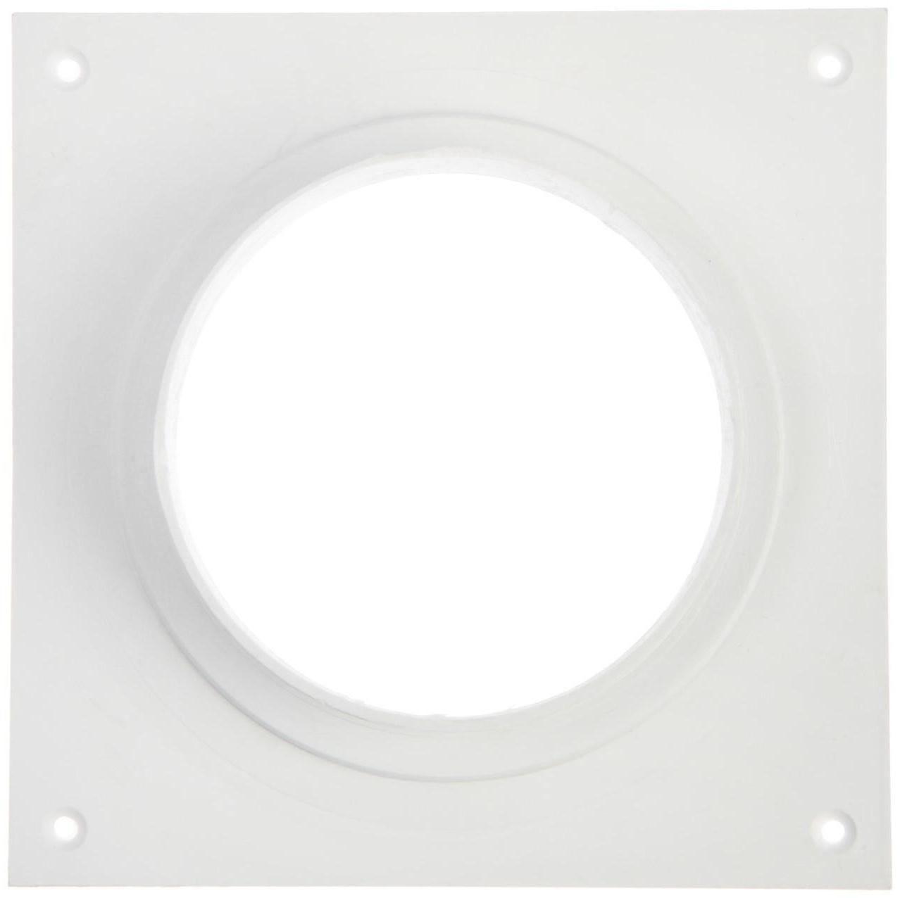 Площадка торцевая ZEIN, 150х150 мм, d=100 мм, с фланцем