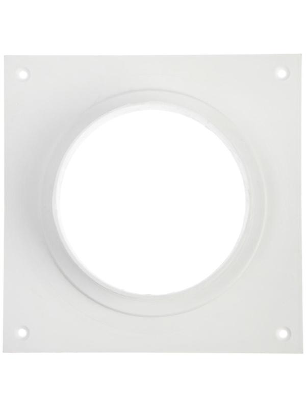 Площадка торцевая ZEIN, 150х150 мм, d=100 мм, с фланцем