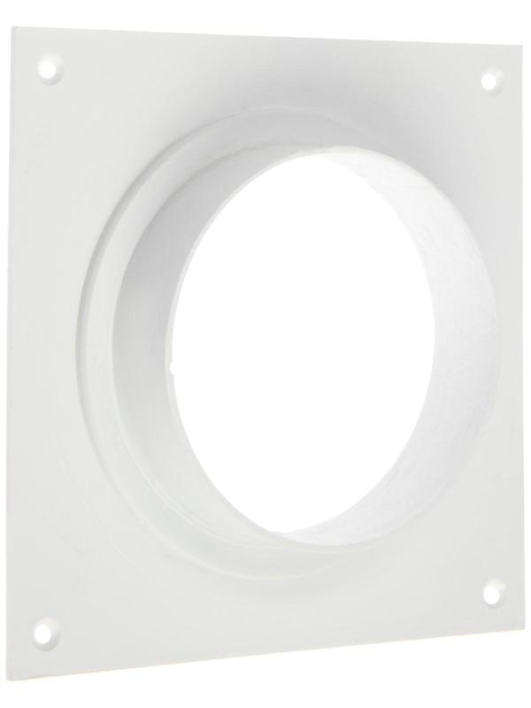 Площадка торцевая ZEIN, 150х150 мм, d=100 мм, с фланцем