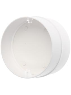 Соединитель круглых каналов ZEIN, d=100 мм, с обратным клапаном