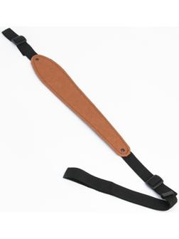 Ремень карабинный с противоскользящей стропой, кожа