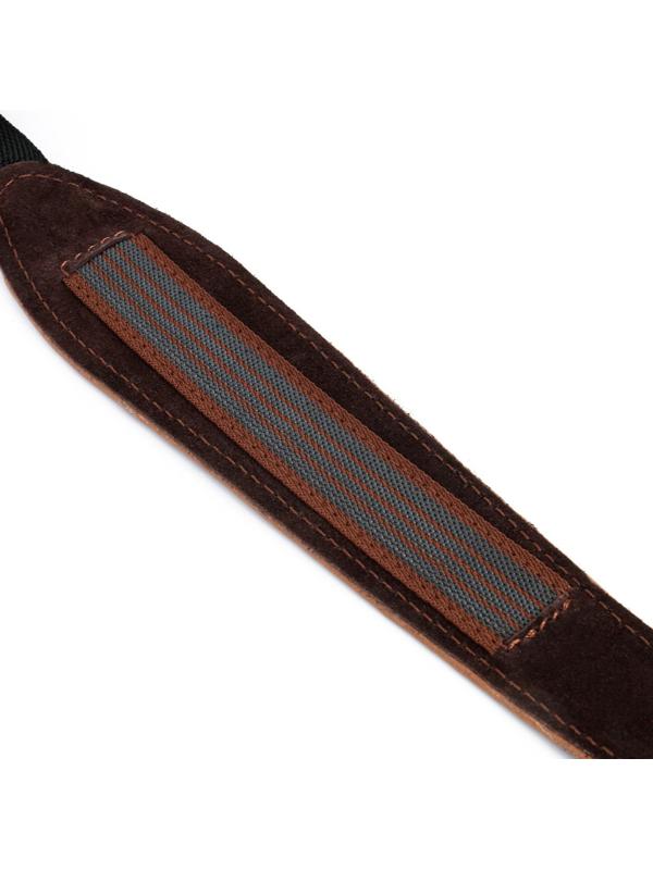 Ремень карабинный с противоскользящей стропой, кожа