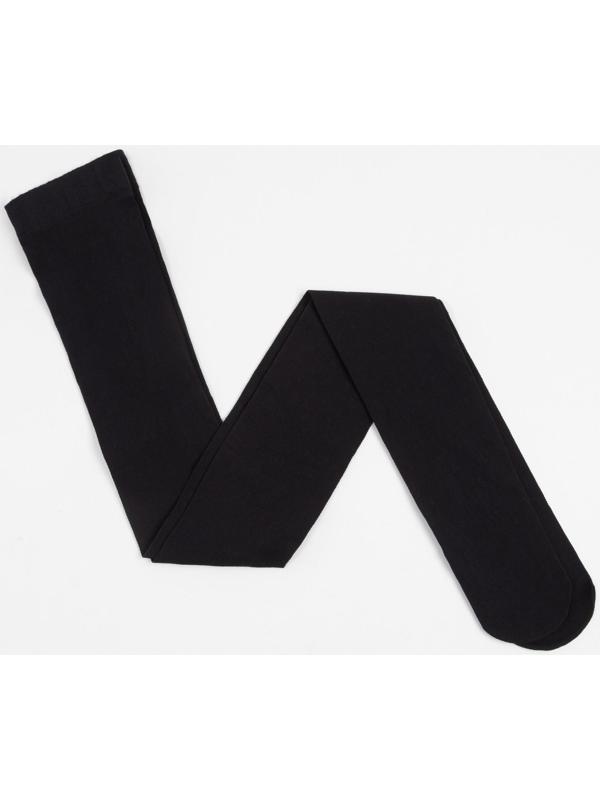 Колготки детские, цвет чёрный, рост 116-122