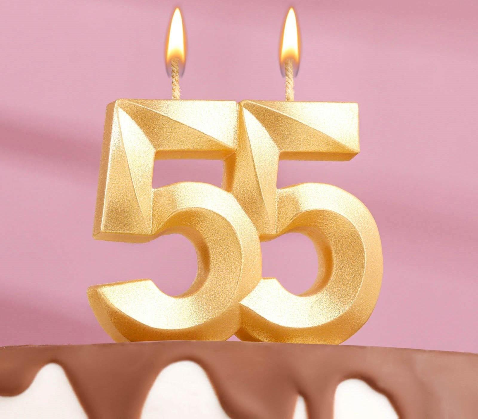 Свеча в торт юбилейная 