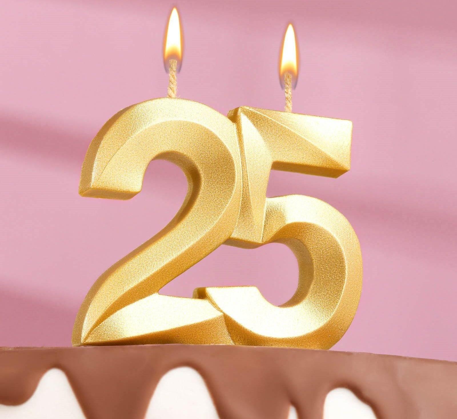 Свеча в торт юбилейная 