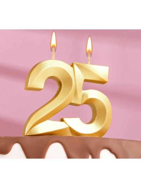 Свеча в торт юбилейная 