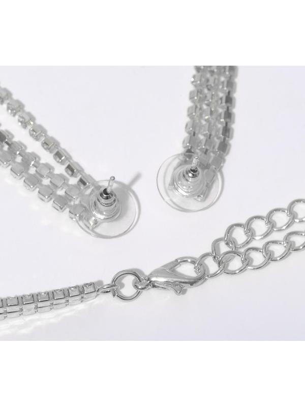 Набор 2 предмета: серьги, колье 