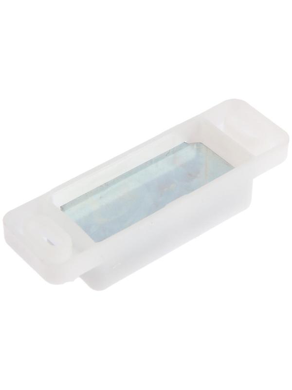 Магнит мебельный ТУНДРА M003P, 72х13 мм, большой, прозрачный, 1 шт.