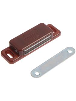 Магнит мебельный ТУНДРА M003BR, 72х13 мм, большой, цвет коричневый, 1 шт.