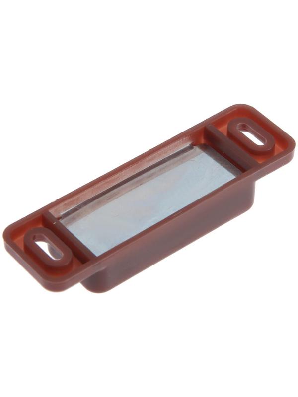 Магнит мебельный ТУНДРА M003BR, 72х13 мм, большой, цвет коричневый, 1 шт.