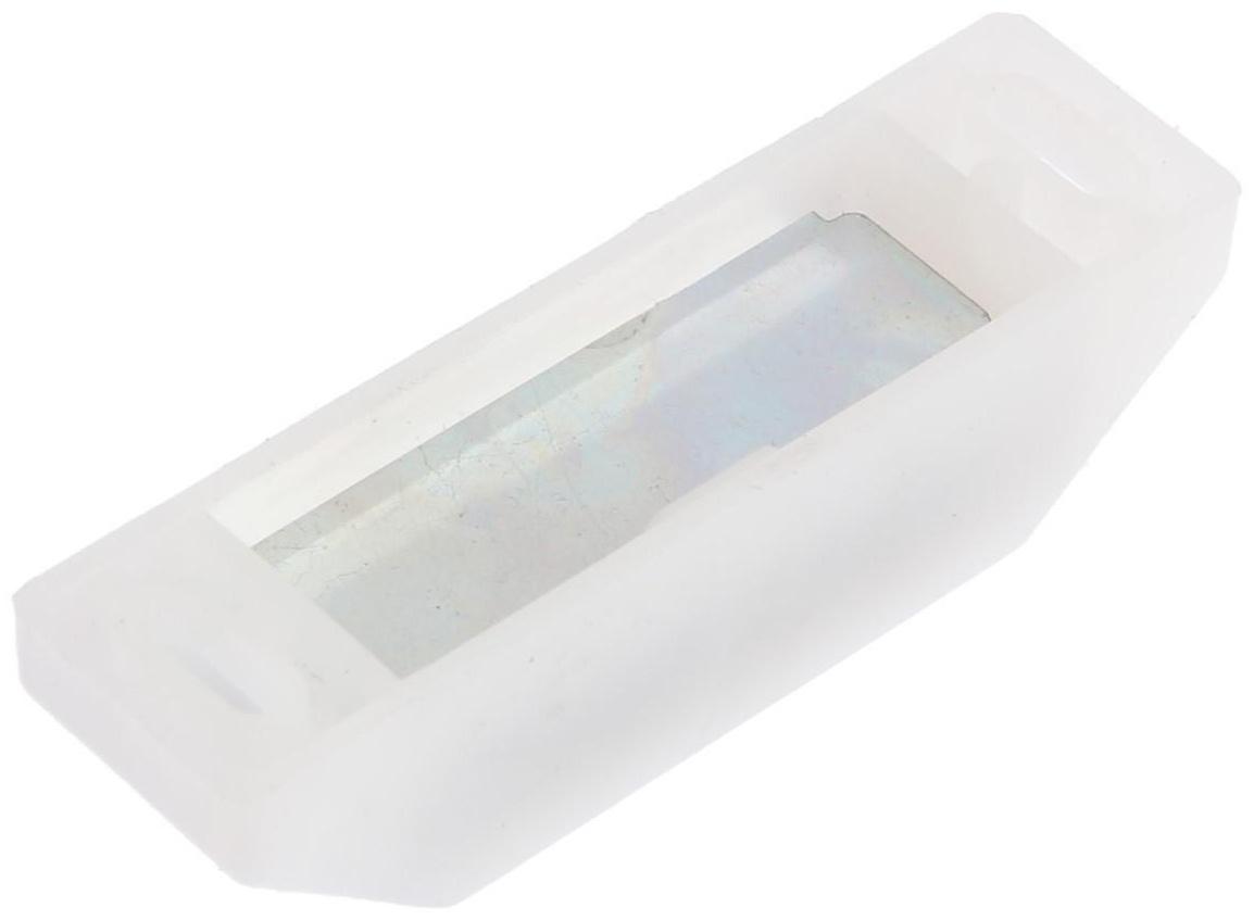 Магнит мебельный ТУНДРА M002P, 60х13 мм, средний, прозрачный, 1 шт.