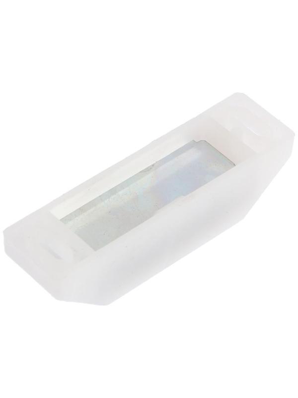 Магнит мебельный ТУНДРА M002P, 60х13 мм, средний, прозрачный, 1 шт.