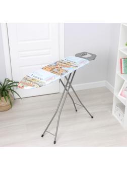 Доска гладильная SMARTY Breeze, перфорированный металл, 110×33 см