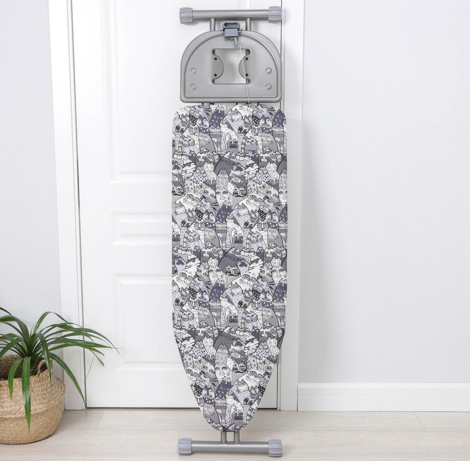 Доска гладильная SMARTY Rock Eco, металлический моноблок, 120×38 см