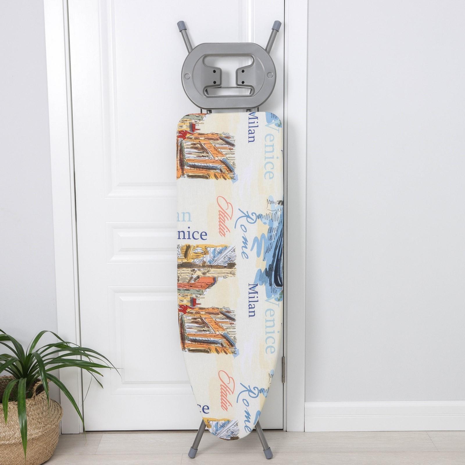 Доска гладильная SMARTY Rock Eco, металлический моноблок, 120×38 см