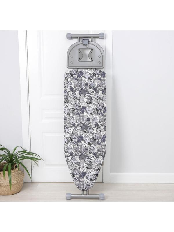 Доска гладильная SMARTY Rock Eco, металлический моноблок, 120×38 см