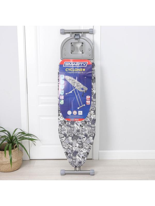 Доска гладильная SMARTY Rock Eco, металлический моноблок, 120×38 см