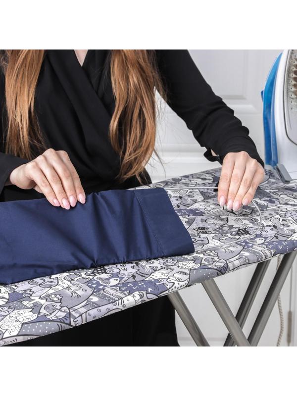 Доска гладильная SMARTY Rock Eco, металлический моноблок, 120×38 см