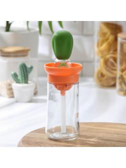 Ёмкость для масла Green, с дозатором, 200 мл, цвет МИКС