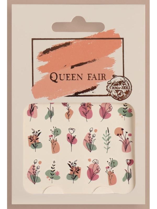 Наклейки для ногтей «Летние цветы»