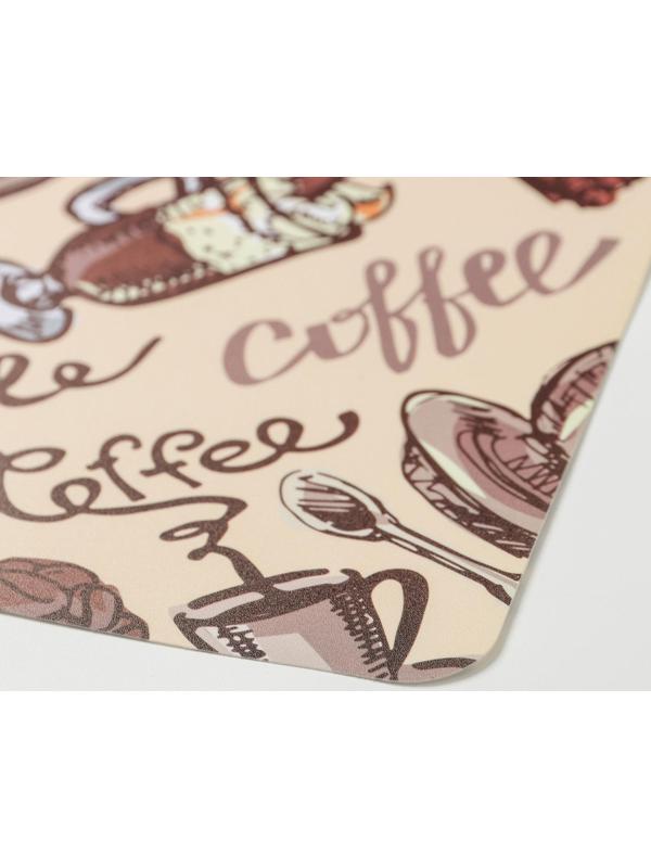 Салфетка сервировочная на стол Coffee, 43×28 см, цвет бежевый