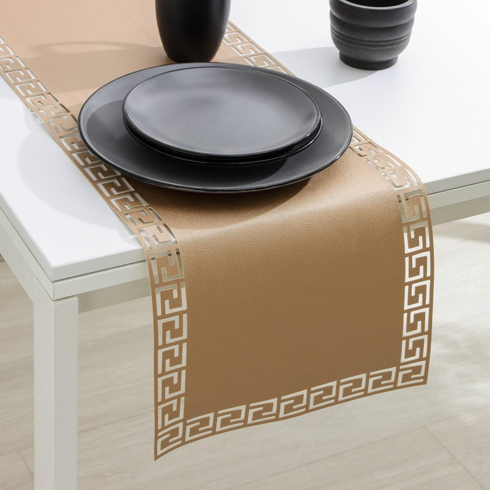 Дорожка на стол «Модерна», 30×90 см, цвет бежевый