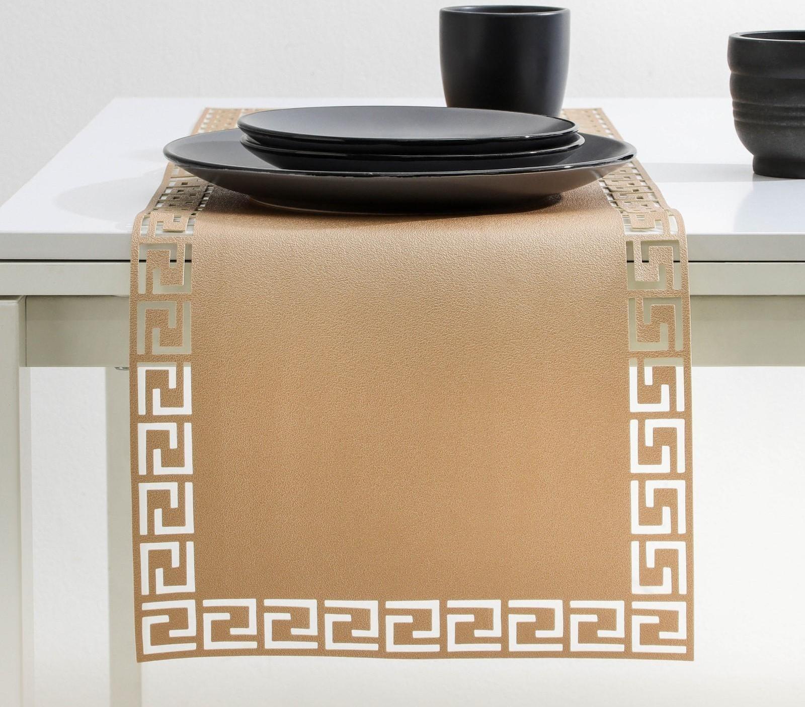 Дорожка на стол «Модерна», 30×90 см, цвет бежевый