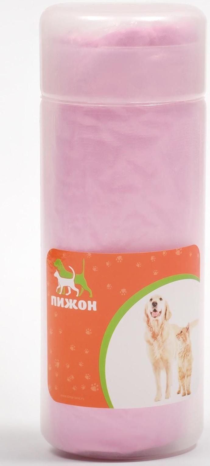 Полотенце для животных супервпитывающее, 43 х 35 см, розовое