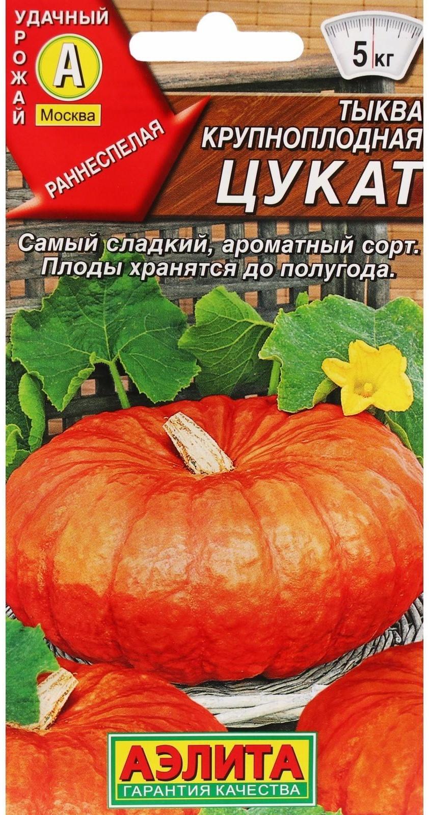 Семена Тыква крупноплодная 