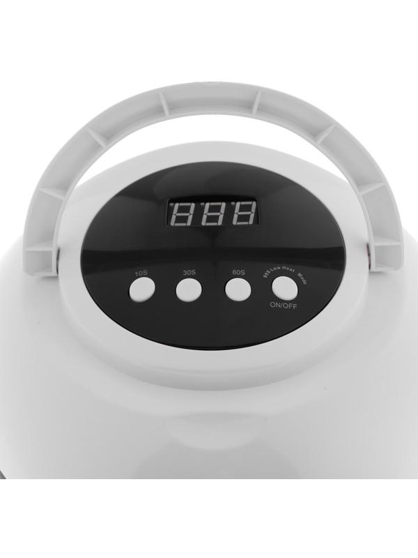Лампа для гель-лака Luazon LUF-03, UV/LED, 120 Вт, 45 диодов, таймер 10/30/60, 220 В, белая