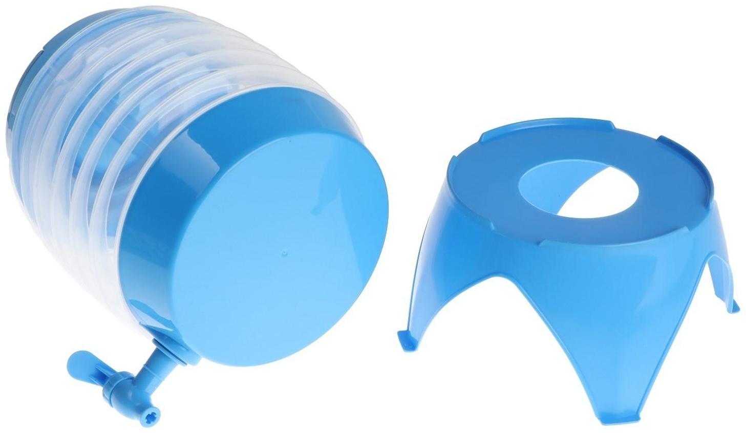 Водораздатчик Luazon, складной, без нагрева и охлаждения, 5.5 л, синий