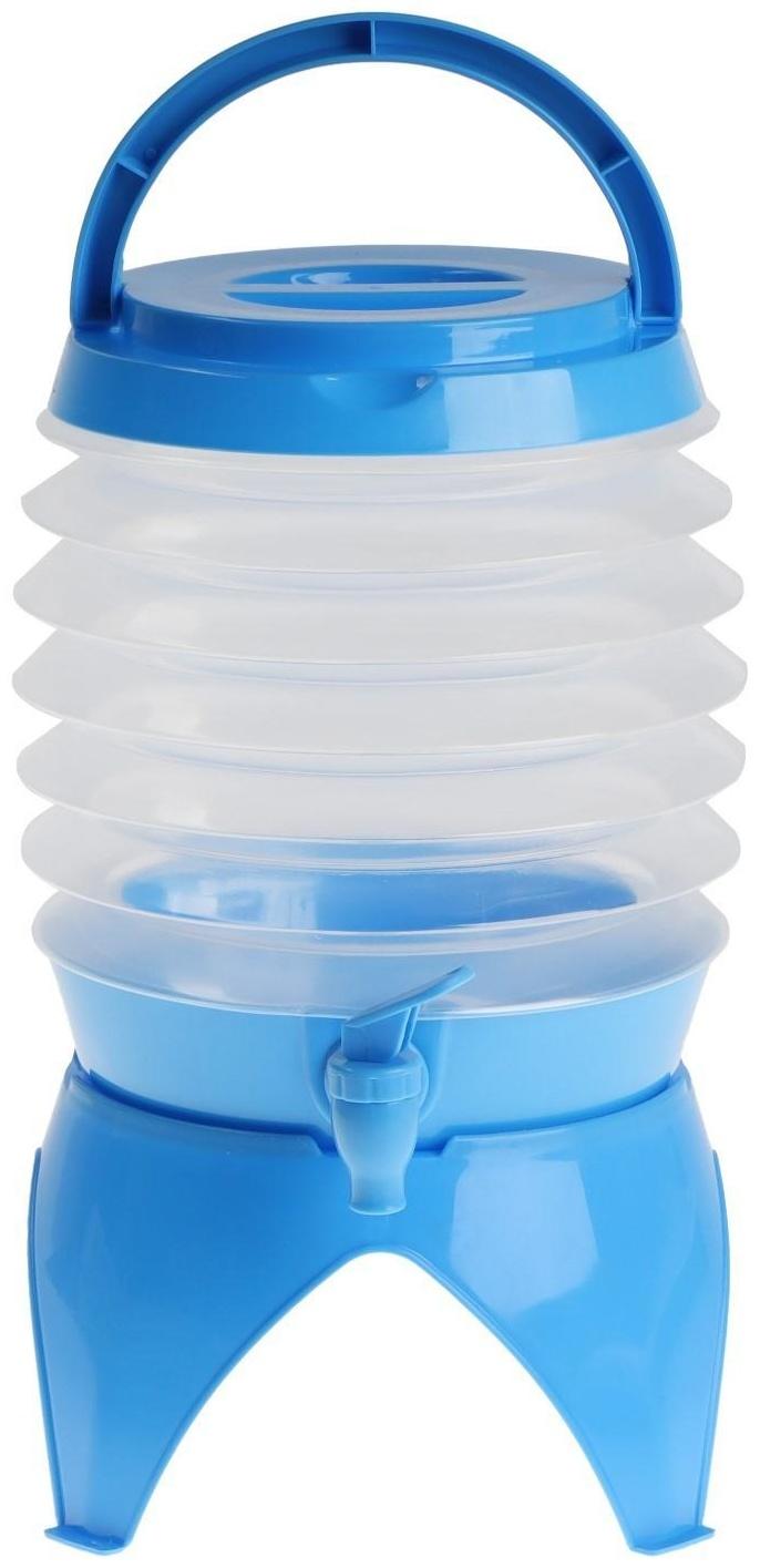 Водораздатчик Luazon, складной, без нагрева и охлаждения, 5.5 л, синий