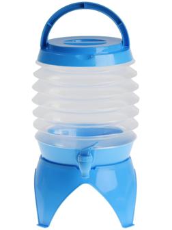 Водораздатчик Luazon, складной, без нагрева и охлаждения, 5.5 л, синий