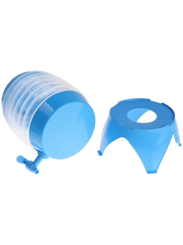 Водораздатчик Luazon, складной, без нагрева и охлаждения, 5.5 л, синий