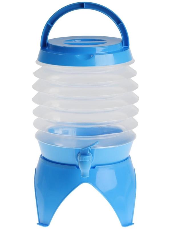 Водораздатчик Luazon, складной, без нагрева и охлаждения, 5.5 л, синий
