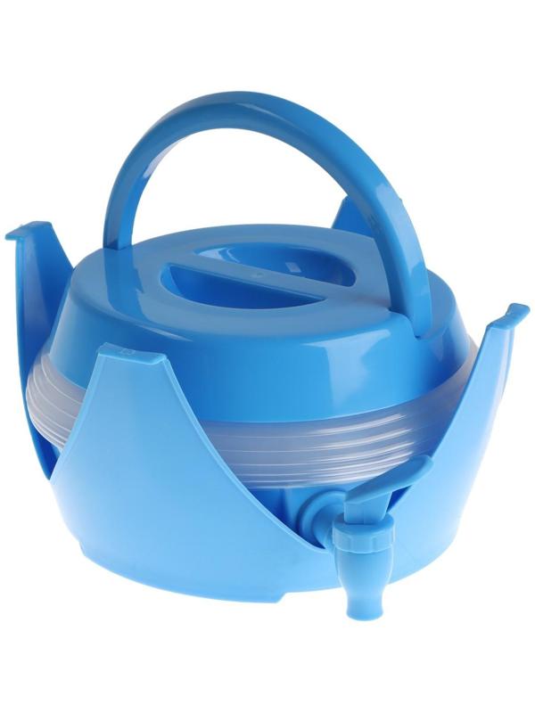 Водораздатчик Luazon, складной, без нагрева и охлаждения, 5.5 л, синий