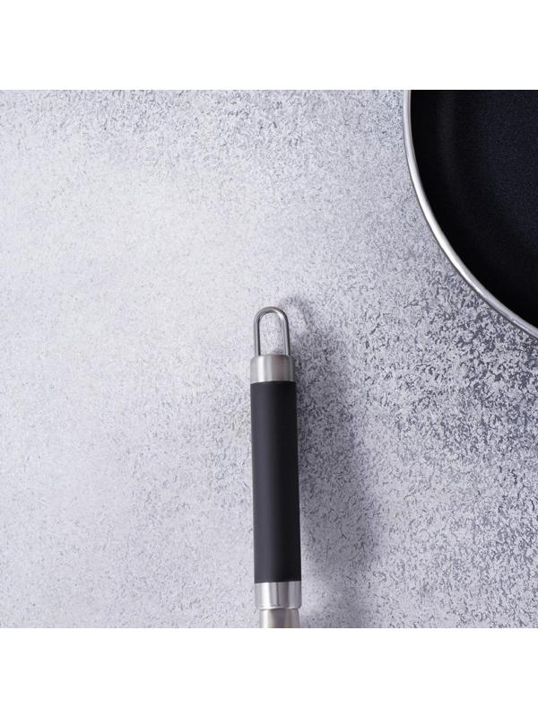 Держатель для сковороды Доляна Venus, нержавеющая сталь, цвет чёрный