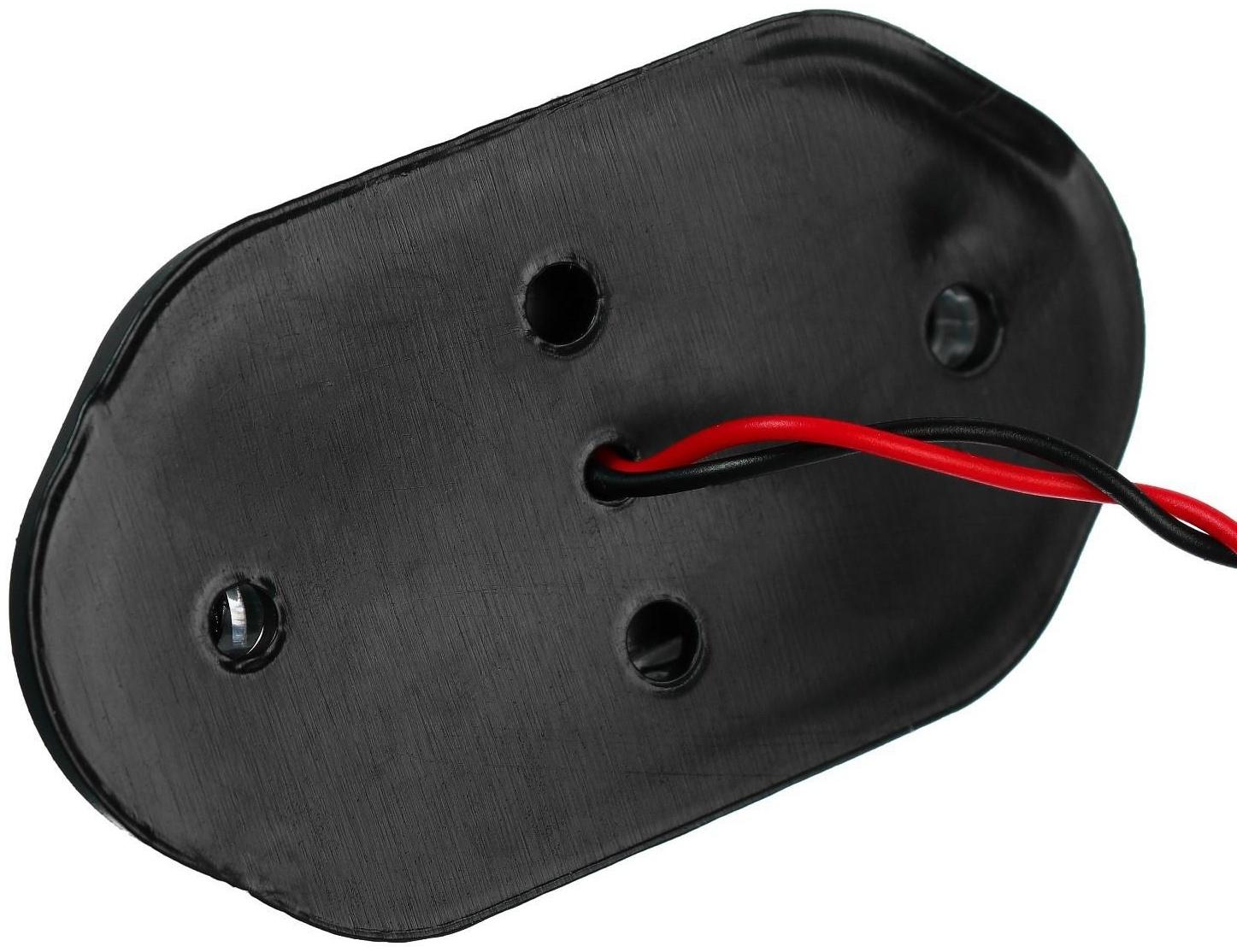 Плафон подсветки номера TORSO, 12-24 В, 65×28×12 мм, провод 18 см