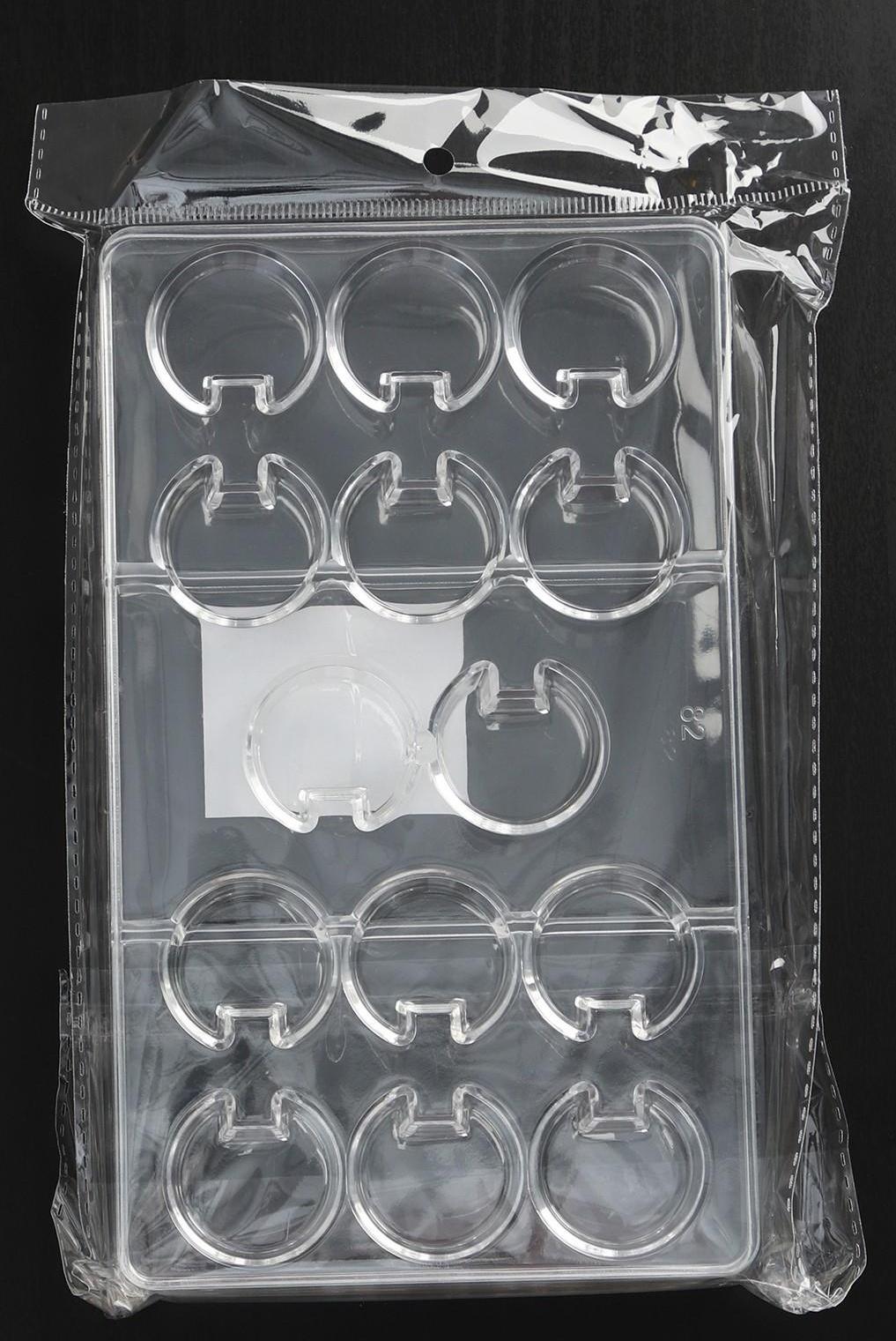 Форма для шоколада и конфет «Астрал», 14 ячеек, 20×12×2,5 см, ячейка d=3 см